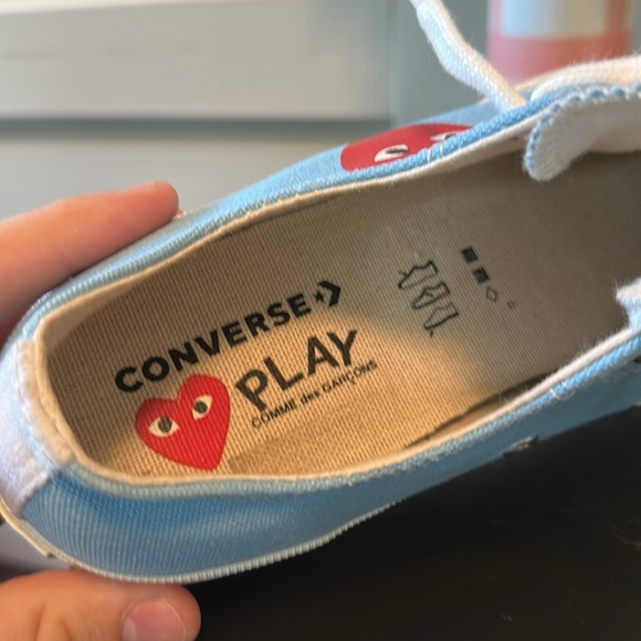 Comme des Garçons PLAY x Chuck 70 Low 'Bright Blue' - Picture 6 of 7